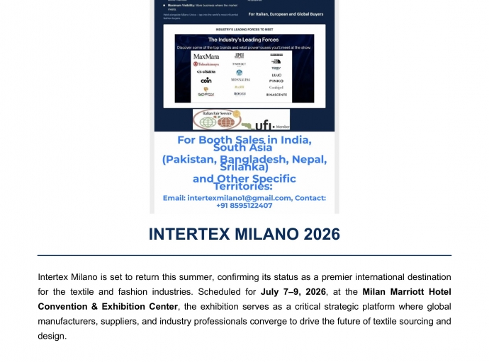 International Textile Fair: Intertex Milano 2026